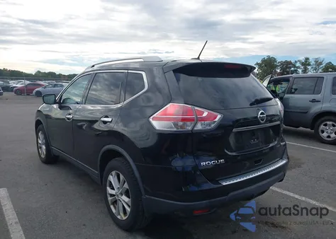2015 Nissan Rogue Sv z USA, uszkodzony, nr VIN KNMAT2MV1FP524058